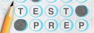 "test prep" in bubble letters